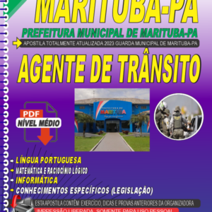 Apostila concurso de Marituba 2024 - AGENTE DE TRANSITO