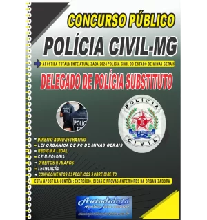 Apostila digital concurso PC-MG 2024 – Delegado de Polícia Substituto