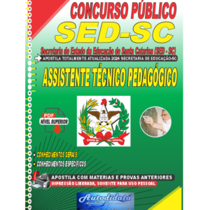 Apostila concurso SED-SC 2024 Secretaria de Educação de Santa Catarina - Assistente Técnico Pedagógico