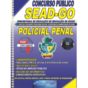 Apostila digital concurso da Secretaria de Estado da Administração de Goiás 2024 Policial Penal
