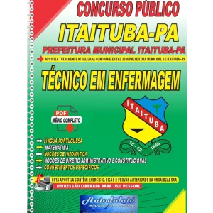 Apostila Digital Concurso Prefeitura de Itaituba - PA 2024 Técnico em Enfermagem