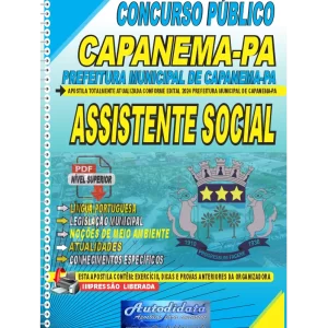 Apostila digital concurso da Prefeitura de Capanema-PA 2024 - Assistente Social