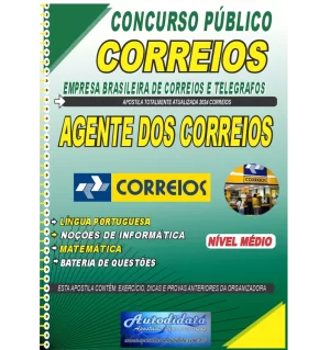 Apostila impressa concurso dos CORREIOS 2024 - AGENTE DOS CORREIOS