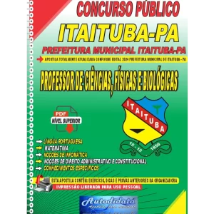 Apostila Digital Concurso Prefeitura de Itaituba - PA 2024 Professor de Ciências, Físicas e Biológicas