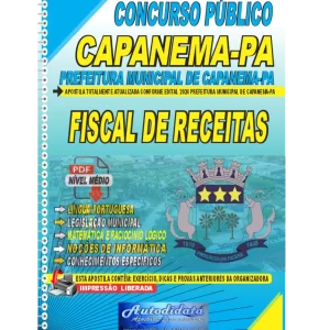 Apostila digital concurso da Prefeitura de Capanema-PA 2024 - Fiscal de Receitas Municipais