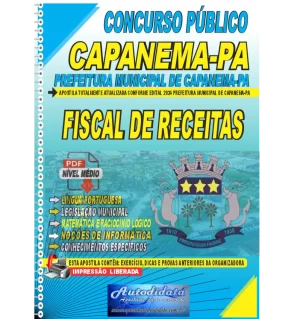 Apostila digital concurso da Prefeitura de Capanema-PA 2024 - Fiscal de Receitas Municipais