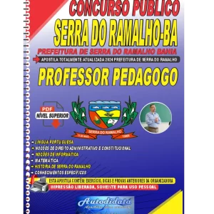 Apostila digital concurso da Prefeitura de Serra do Ramalho - BA - Professor Pedagogo