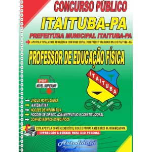 Apostila Digital Concurso Prefeitura de Itaituba - PA 2024 Professor de Educação Física