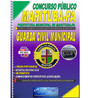Apostila digital concurso da Prefeitura de Marituba-PA 2025 - Guarda civil Municipal