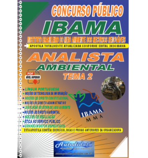 Apostila digital concurso do IBAMA 2024 - Analista Ambiental TEMA 2