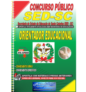 Apostila concurso da SED-SC 2024 - Orientador Educacional - Especialista Em Assuntos Educacionais
