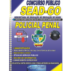 Apostila concurso da Secretaria de Estado da Administração de Goiás 2024 Polícial Penal