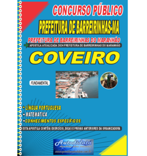 Apostila impressa concurso de Barreirinhas-MA 2024 – Coveiro