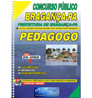 Apostila concurso de Bragança-PA 2024 – PEDAGOGO