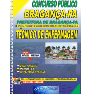 Apostila digital concurso da Prefeitura de Bragança-PA 2024 - Técnico de Enfermagem