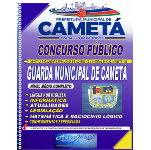 Apostila concurso de Cametá 2023 - Guarda Municipal