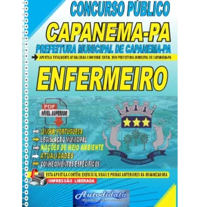 Apostila digital concurso da Prefeitura de Capanema-PA 2024 - Enfermeiro
