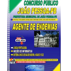 Apostila digital concurso da Prefeitura de João Pessoa-PB 2024 - Agente de Endemias
