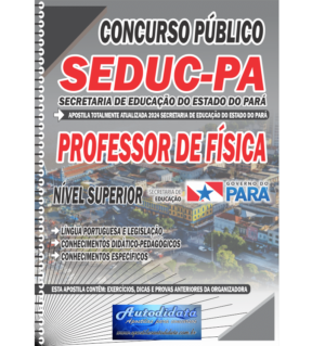Apostila Concurso público da SEDUC – PA 2024 – Professor de Física