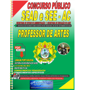 Apostila digital concurso da SEDUC-ACRE 2024 – Professor de Artes