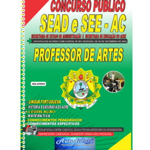 Apostila impressa concurso da SEDUC-ACRE 2024 – Professor de Artes