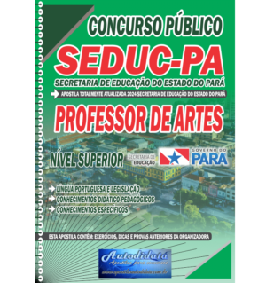 Apostila Concurso público da SEDUC – PA 2024 – Professor de Artes