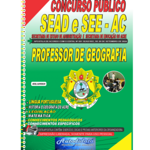 Apostila impressa concurso da SEDUC-ACRE 2024 – Professor Geografia