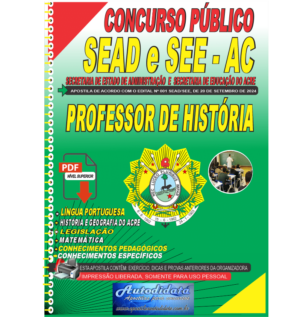 Apostila digital concurso da SEDUC-ACRE 2024 – Professor de História