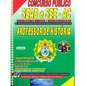 Apostila impressa concurso da SEDUC-ACRE 2024 – Professor de História