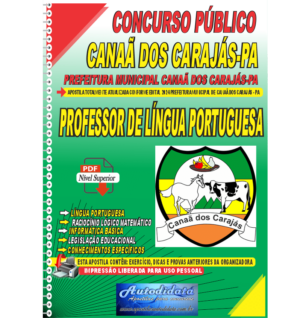 Apostila digital Concurso de Canaã dos Carajás – PA 2024 Professor de Língua Porguesa