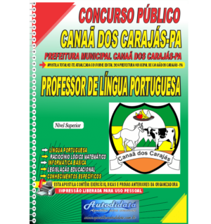 Apostila impressa Concurso de Canaã dos Carajás – PA 2024 Professor de Língua Porguesa