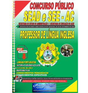 Apostila digital concurso da SEDUC-ACRE 2024 – Professor de Lingua Inglesa