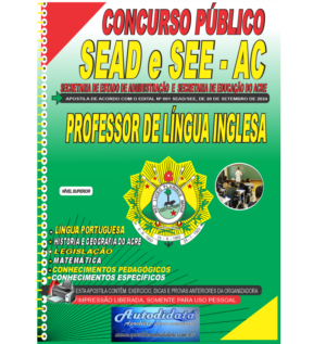Apostila impressa concurso da SEDUC-ACRE 2024 – Professor de Lingua Inglesa