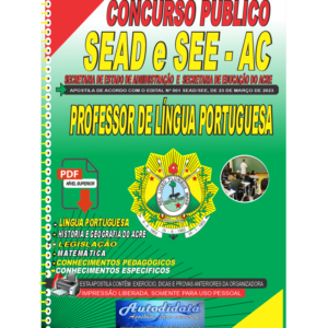 Apostila digital concurso da SEDUC-ACRE 2024 – Professor de Lingua Portuguesa