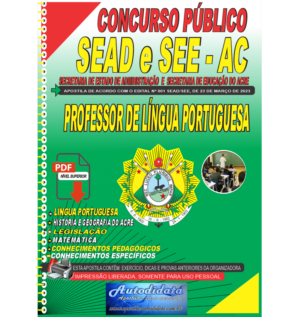 Apostila digital concurso da SEDUC-ACRE 2024 – Professor de Lingua Portuguesa