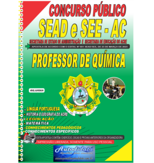 Apostila impressa concurso da SEDUC-ACRE 2024 – Professor de Educação Química