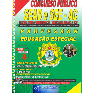 Apostila digital concurso da SEDUC-ACRE 2024 – Professor Educação Especial