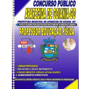 Apostila digital concurso da Prefeitura de Aparecida de Goiânia - GO 2024 - Professor de Educação Física