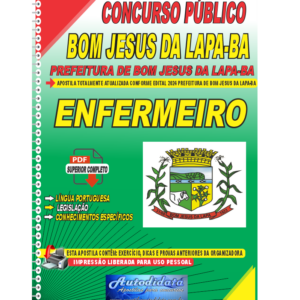Apostila Digital Concurso Prefeitura de Bom Jesus da Lapa - BA 2024 Enfermeiro