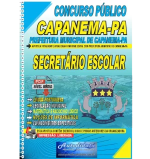 Apostila digital concurso da Prefeitura de Capanema-PA 2024 - SECRETÁRIO ESCOLAR