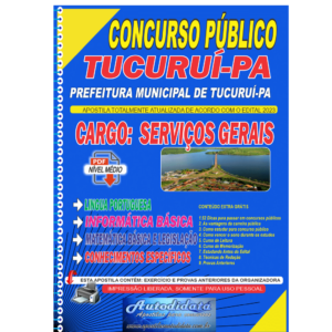 Apostila concurso de Tucuruí-PA 2024 – Serviços Gerais