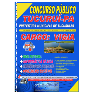 Apostila concurso de Tucuruí-PA 2024 – VIGIA