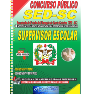 Apostila concurso SED-SC 2024 - Supervisor Educacional - Especialista Em Assuntos Educacionais