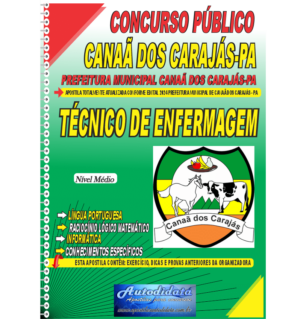 Apostila impressa Concurso de Canaã dos Carajás – PA 2024 Técnico de Enfermagem