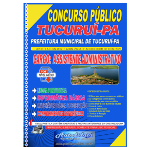 Apostila concurso de Tucuruí-PA 2023 - Assistente Administrativo