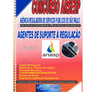 Apostila impressa concurso ARSESP Agente Suporte Regulação