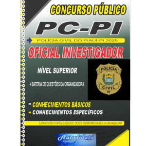 Apostila digital concurso da PCPI 2025 Oficial Investigador