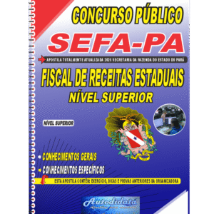 Apostila impressa concurso da SEFA-PA 2025 Fiscal